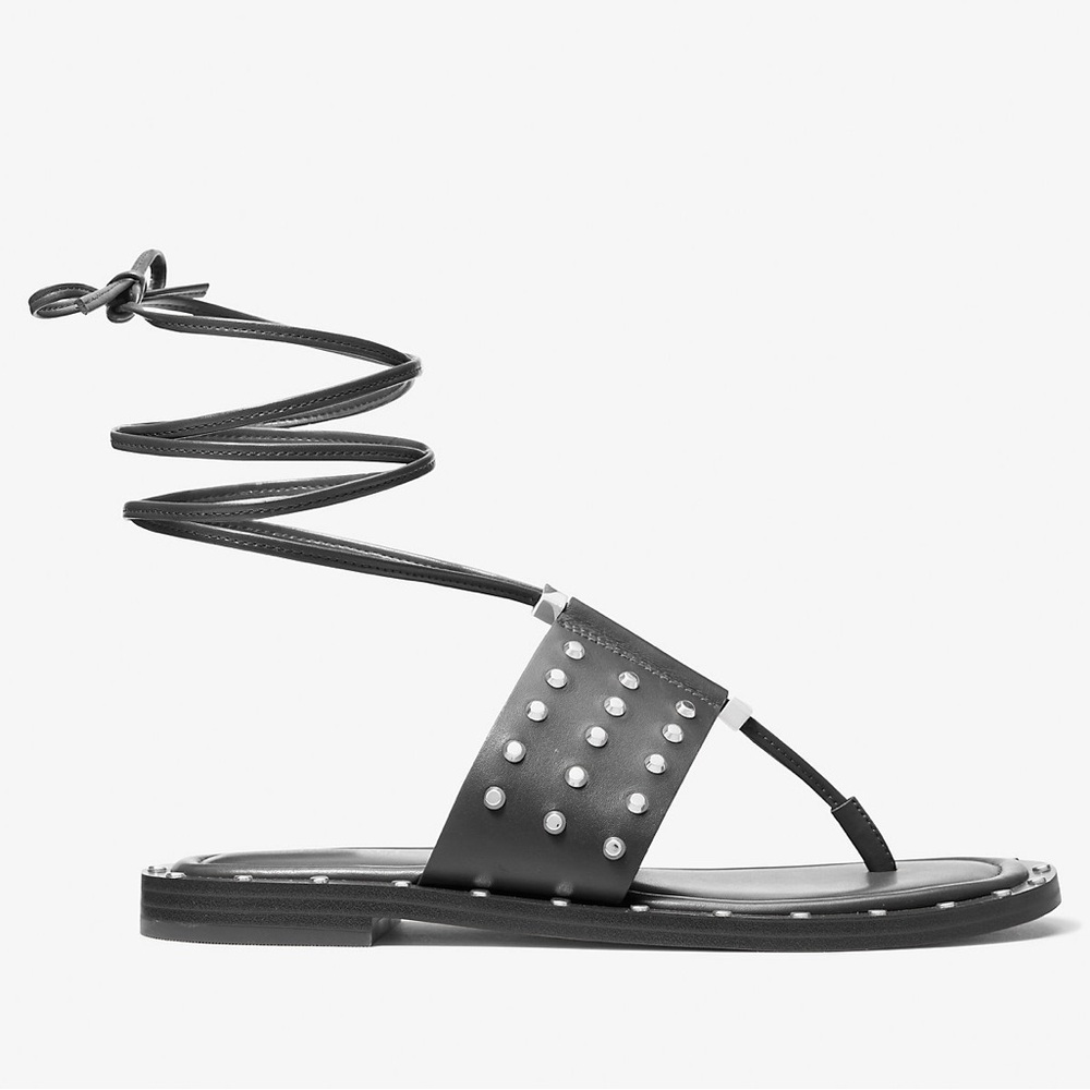 MICHAEL MICHAEL KORS
Jagger Studded Leather Sandal
